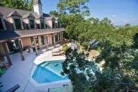 Luxury Estate. Secluded Folly Beach Home with Infinity Pool! - 4-Star