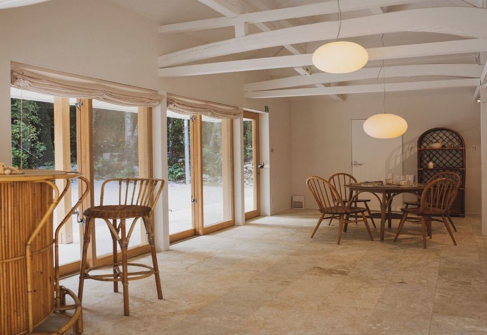 아단 리조트의 전용 야외 온수 욕조 (자쿠지) 모습