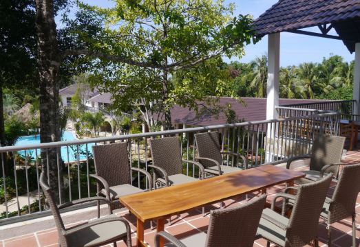 레 포레스트 리조트의 조식 또는 정원