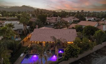 Luxury Oasis w Pool Hot Tub Fire Pit Games Big Yard Larrea by AvantStay