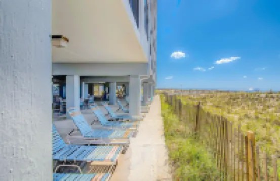 6th-floor condo with pool, central A/C, free WiFi, balcony, & views