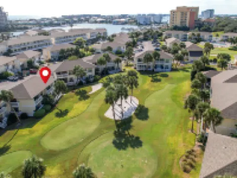 Charming Condo with Golf Course Views - Cozy Coastal Retreat