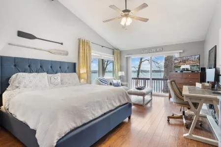 Private Dock, Firepit, and Bunk House Escape - Stunning Lakefront Oasis