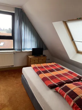 Restaurant - Pension Zum Aumatal Отели в г. Цойленрода-Трибес