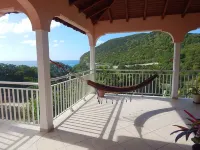 Up there in the garden - Villa with sea and mountain views - Deshaies