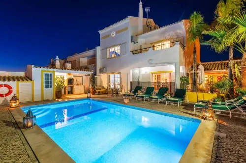 Villa Galé Sun - luxury, private pool, AC, wifi 5 minutes from the beach