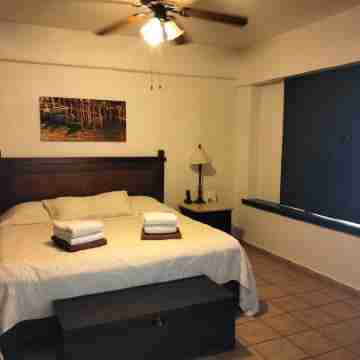 Condo at front of the beach inside a Resort compound hotel. Rooms