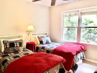Relaxing retreat on Otter Falls with views of Grandfather Mountain.