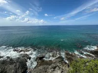 Oceanfront villa with outstanding views, salt-water plunge pool, wifi and AC.