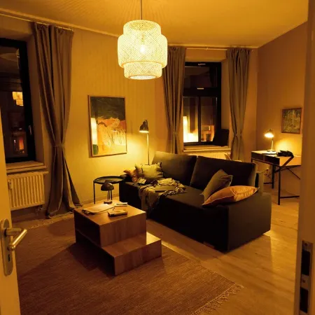 Quiet, central 2-room apartment "Borny" in Schwerin