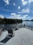 Charming 2-bedroom cabin on the water! Featuring boathouse and dock Saranac Lake