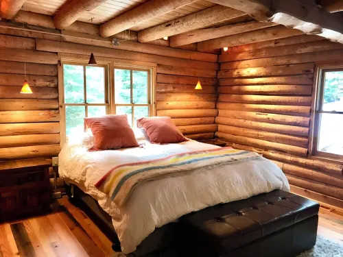 Cozy 3-Bdrm Log Cabin Retreat in Truckee, Sleeps-8, Hot Tub, 2 Acres of Serenity