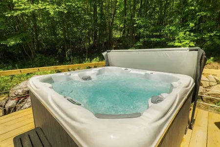 COZY CUB CABIN Mountainside • Lake George, Hot Tub, Fireplace, Gazebo