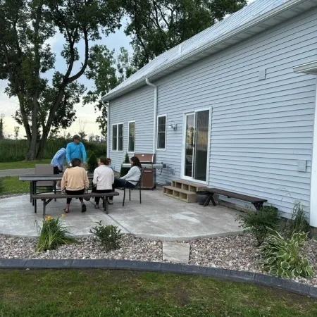 Spacious waterfront  home recently remodeled with WiFi, AC, and cable TV.