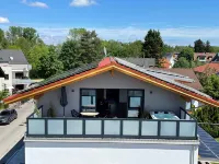 Penthouse suite with romantic whirlpool in privacy. Ideal for couples