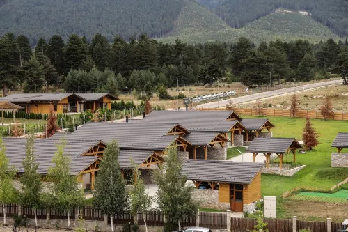 Chalet for up to 10 people with sauna nestled in the valley of 3 mountains