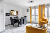 20 Minutes Paris et JO- Spacieux Appartement Moderne, Idéal Pour Familles