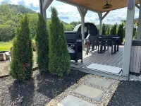 Luxury Airstream Glamping Unit 4 of 6, On-Site Hiking, Private Hot Tub and Sauna