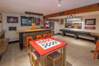 Lake Harmony Estates Home Fire Pit Game Room - balcony