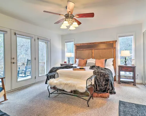 Idyllic Creekside Bryson City Gem w/ Fire Pit! Hotels in Swain County