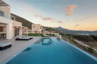 Actea Seaview Villas - "Free" Heated Pool & 800m Sea - Beach