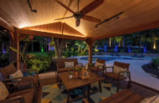 Poolside Farm Serenity Group Perfect, Cozy Gazebo