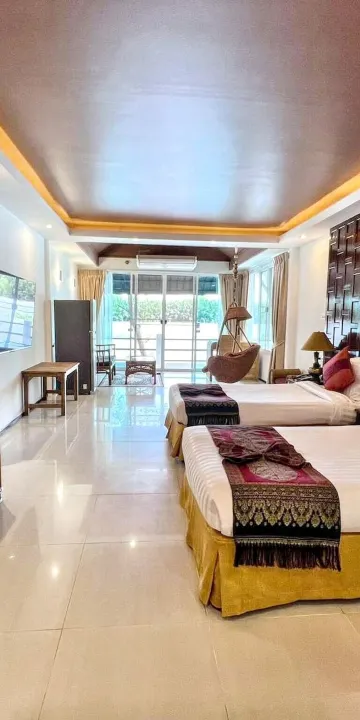 อพาร์ทเมนท์, 1 ห้องนอน, พร้อมสิ่งอำนวยความสะดวกสำหรับผู้พิการ, สูบบุหรี่ได้