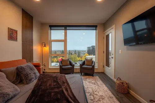 Gated Parking   DT 2BR w City View   Gym Access - balcony