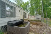 Hot Tub + Dock! Lakefront Angler's Oasis in Irons - 4-Star