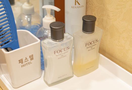 태백 시내 숙소 전경