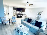 Beach & Water Front, Family + Pet Friendly, Kayak & Paddle Boards + BBQ Grill.