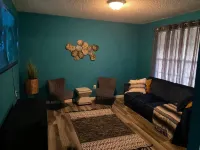Cheerful three bedroom home with a pool