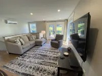 Spacious 2 Bedroom Apartment on Rural, Wooded Property.  King Bed