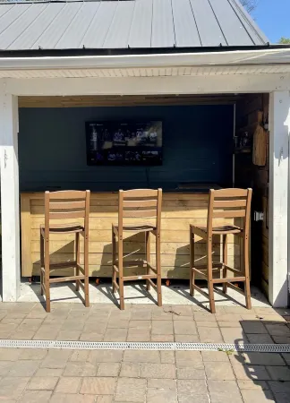 The Lemonade Stand on Plum with Backyard Bar