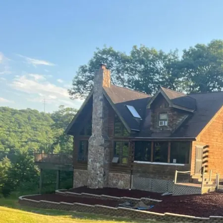 Rustic Log Cabin in the Poconos: Hot Tub, Fire Pit, Pool Table, Ping Pong Table!