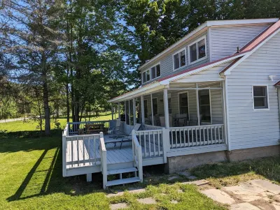 Waterfront house on the upper most portion of the West Branch Delaware.