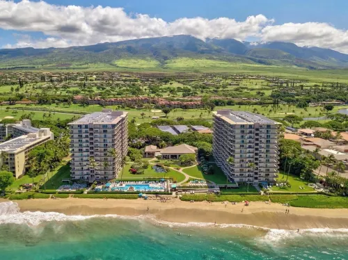 The Whaler On Ka'anapali Beach, Partial Ocean View, 3 beds, sleeps 6, has AC