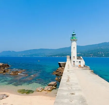 Superb sea view on Propriano's breakfast terrace Отели в г. Проприано