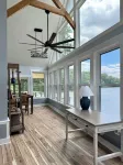 Newly renovated & furnished 3 bdrm, 2 bath lake home, dock, spectacular view