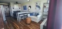 Studio condo with amazing water views, short walk to the beach