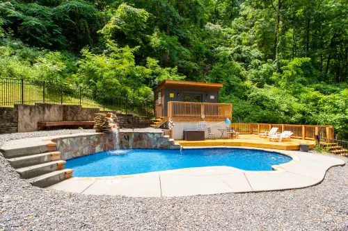 Stunning Mountain Retreat with Pool and Hot Tub - Serene Getaway Hotels in Sevier County