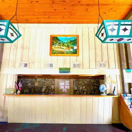 Newfound Lodge on the river