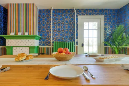 Relax in Style at Historic Modern on Main With Modern Amenities & Wooded Views