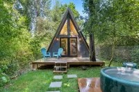Tranquil A-Frame Cabin Retreat Nature's Serenity