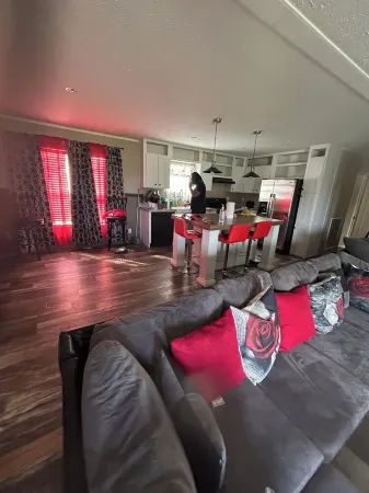 4-bedroom home on 5.75 acres. Home is located near Chimney Oaks Golf Course.