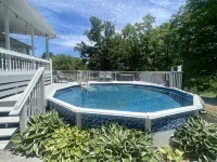 Serendipity Farm has country charm, Just North of Nash, Sleeps 10 w/pool.