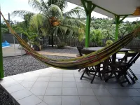 Villa F3 in the heart of the island, with swimming pool and Creole garden