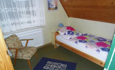 Beautiful fine apartment with garden, meadow, view of water and land