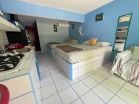 Studio 3 apt: with A/C, Kitchen, balcony.