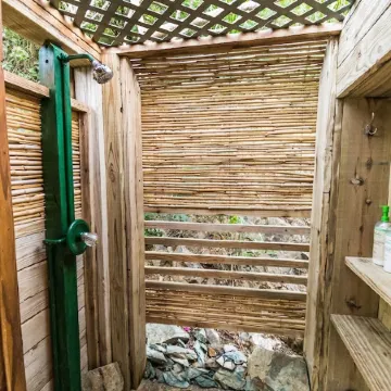 Lameshur Bay Glamping Site with AC